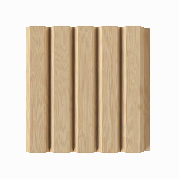 3/4" Bevel Solid Wood Tongue and Grove Tambour Panel, 11/16" thick x 3 15/16"width x 112"long Solid Wood Panels White River Hardwoods Poplar