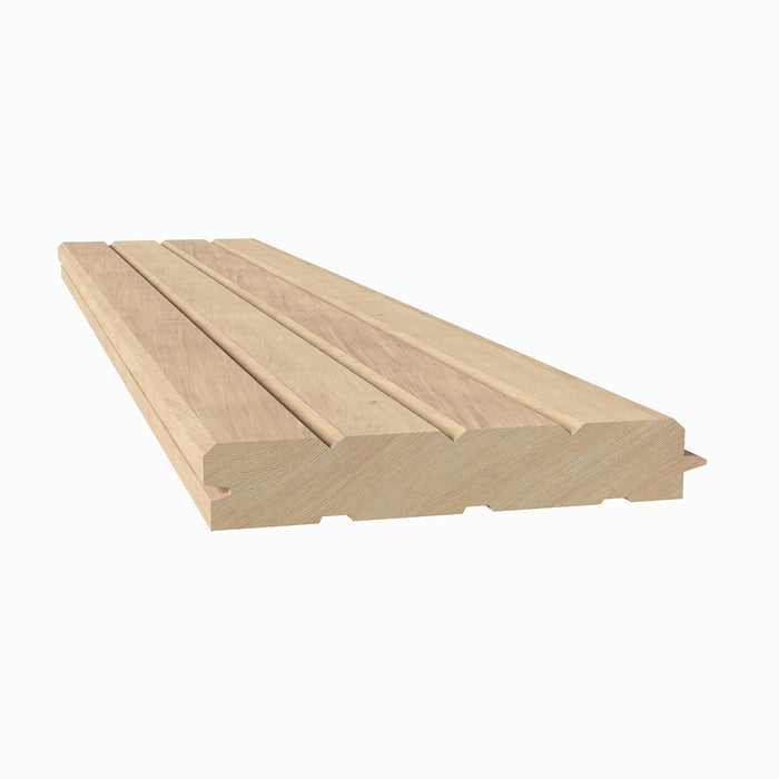 1" Bead Solid Wood Tongue and Grove Tambour Panel, 11/16" thick x 4 3/16"width x 112"long Solid Wood Panels White River Hardwoods