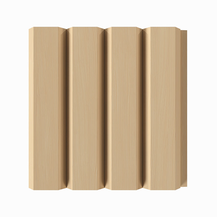 1" Bevel Solid Wood Tongue and Grove Tambour Panel, 3/4" thick x 4 3/16"width x 112"long Solid Wood Panels White River Hardwoods Poplar