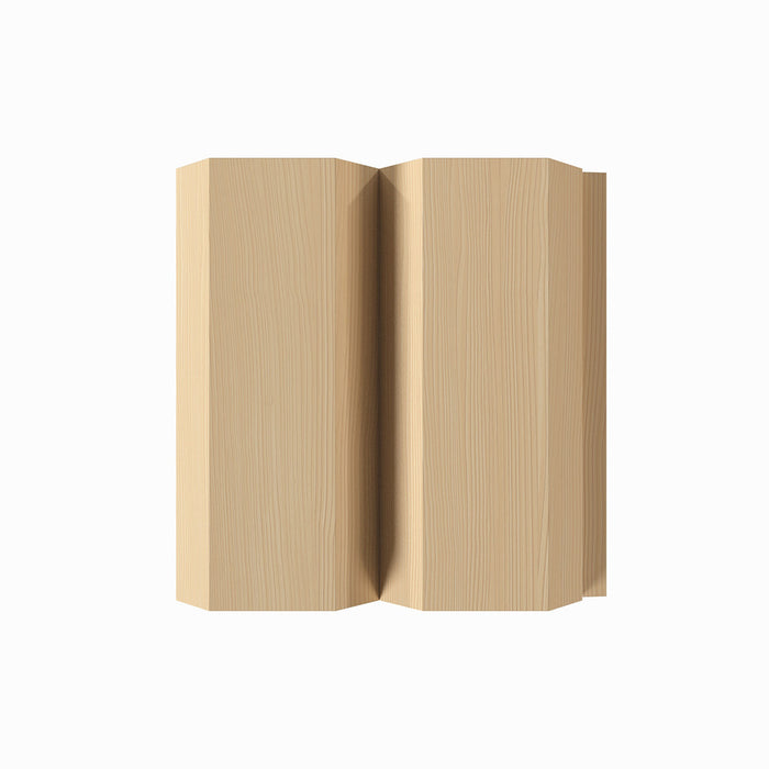 1 1/2" Bevel Solid Wood Tongue and Grove Tambour Panel, 1" thick x 3 3/16"width x 112"long Solid Wood Panels White River Hardwoods Poplar