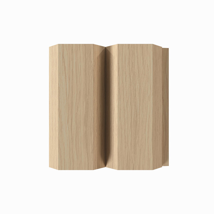 1 1/2" Bevel Solid Wood Tongue and Grove Tambour Panel, 1" thick x 3 3/16"width x 112"long Solid Wood Panels White River Hardwoods White Oak