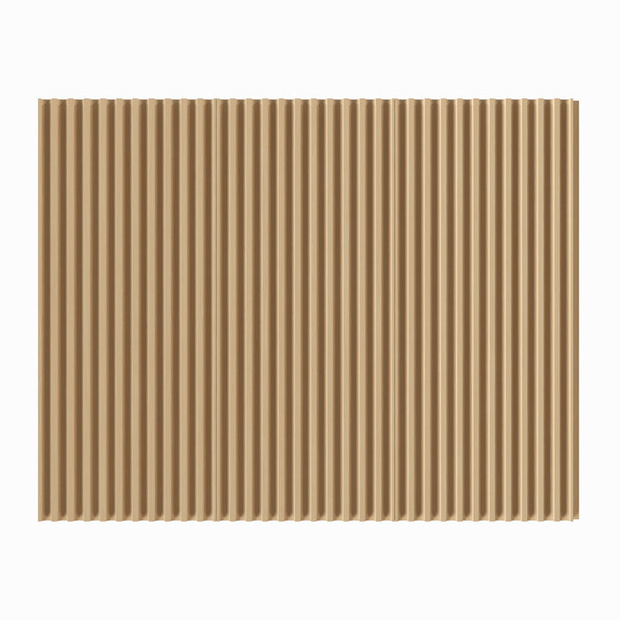 1/4" Cove Cut Solid Wood Tongue and Grove Tambour Panel, 11/16" thick x 4 5/16"width x 112"long Solid Wood Panels White River Hardwoods