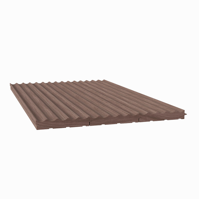 5/8" Cove Cut Solid Wood Tongue and Grove Tambour Panel, 11/16" thick x 3 15/16"width x 112"long Solid Wood Panels White River Hardwoods