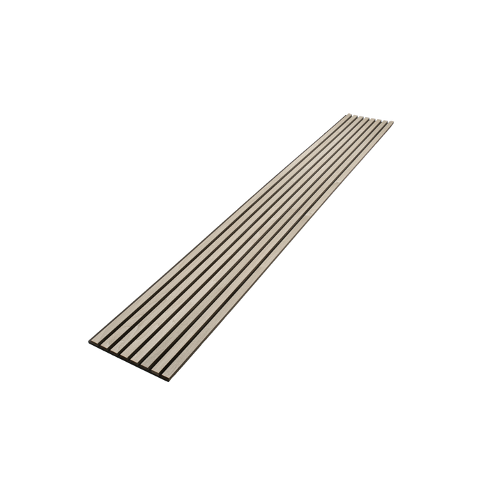 Silver Gray Oak Acoustic Panel, Veneer 1" Wide Slats - Harmony Series - Sold 2 Panels Per Carton Acoustic Slat Panel White River Hardwoods   