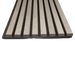 Silver Gray Oak Acoustic Panel, Veneer 1" Wide Slats - Harmony Series - Sold 2 Panels Per Carton Acoustic Slat Panel White River Hardwoods   
