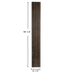 Smokey Oak Veneer Acoustic Panel, Veneer 1" Wide Slats - Harmony Series - Sold 2 Panels Per Carton Acoustic Slat Panel White River Hardwoods   