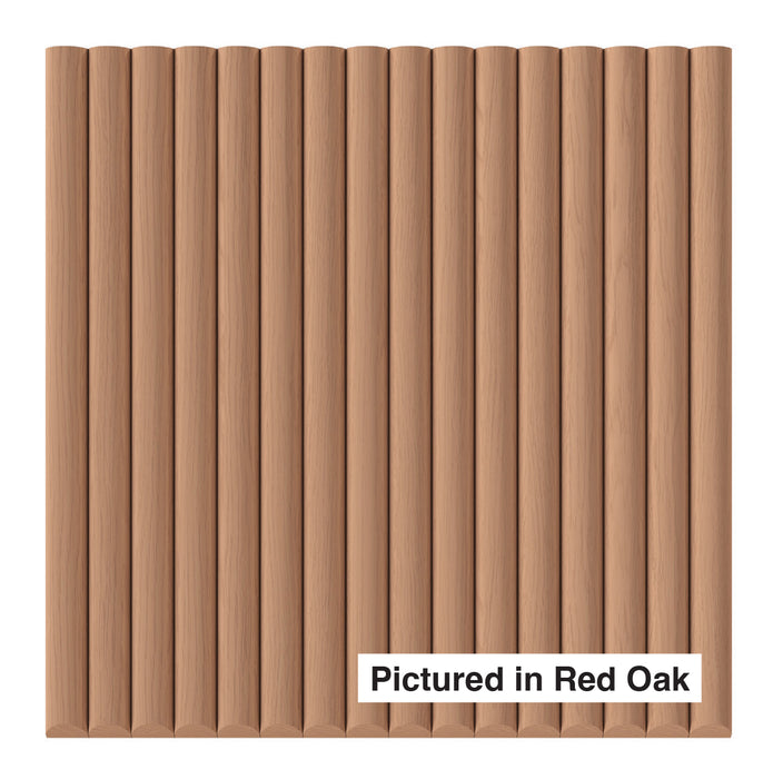 3/4" Single Bead Tambour Tambour White River Hardwoods 12"W x 48"L - Flexible Red Oak