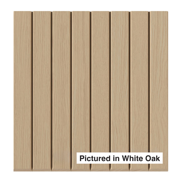 1-1/2″ Bevel Slat Tambour – Thin Tambour White River Hardwoods 12"W x 48"L - Flexible White Oak