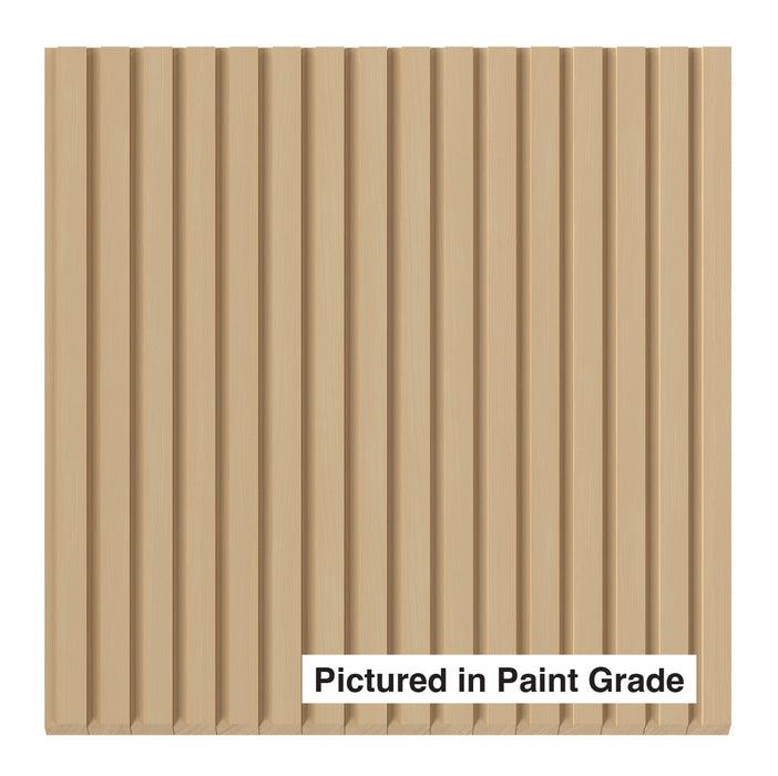 1/2" Square Tambour Tambour White River Hardwoods 12"W x 48"L - Flexible Paint Grade