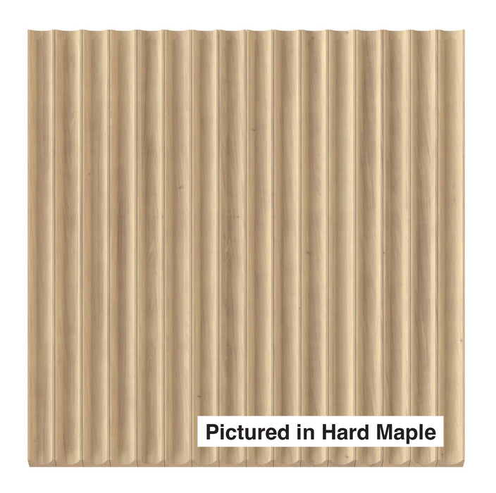 5/8" Cove-Cut Tambour Tambour White River Hardwoods 12"W x 48"L - Flexible Hard Maple