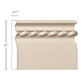 Rope Base (Repeats 1 1/4), 6''w x 3/4''d Base Mouldings White River Hardwoods Poplar