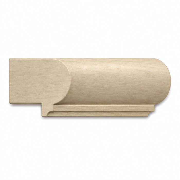 Traditional (Lips 1 5/16), 1 11/16"w x 2 3/8''d Backbands White River Hardwoods Poplar