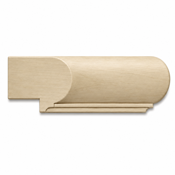 Traditional (Lips 1 1/16), 1 11/16"w x 2 1/8''d Backbands White River Hardwoods Poplar