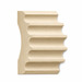 Fluted Casing, 8''w x 1 3/4''d Casings, Headers & Caps White River Hardwoods Poplar