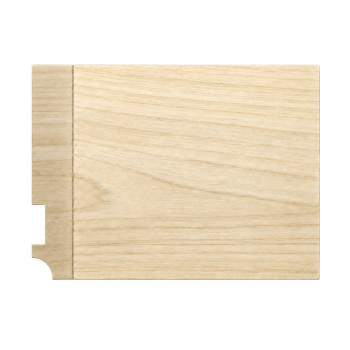 Traditional, 4"w x 3/4"d for crown LCDs Cove Mouldings White River Hardwoods Poplar