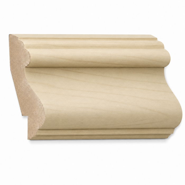 Traditional Chair Rail, 3"w x 3/4"d, (Lips 1/2 - 3/4) Chairrails White River Hardwoods Poplar