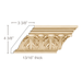 Acanthus Leaf, 13/16"w X 5 1/2"d Cornice Mouldings White River Hardwoods Poplar