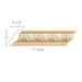 Egg and Dart (Repeats 3), 3 3/4''w x 1''d Cornice Mouldings White River Hardwoods Poplar