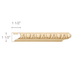 Egg & Dart Light Cove, 1 1/2"w X 1 1/2"d Cornice Mouldings White River Hardwoods Poplar