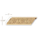 1-1/16" X 4 3/4 Acanthus Scroll Bellflower, Resin Repeats 4 1/2" Cove Mouldings White River Hardwoods