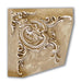 Acanthus Plume Scrolls Medallion, 37 3/4'' x 37 3/4'' x 1 3/4" d, Plaster Plaster Medallions White River Hardwoods   