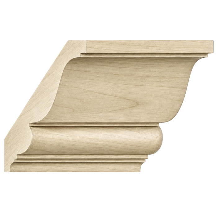 Corona tradicional, 4 3/4" de ancho x 3/4" de profundidad