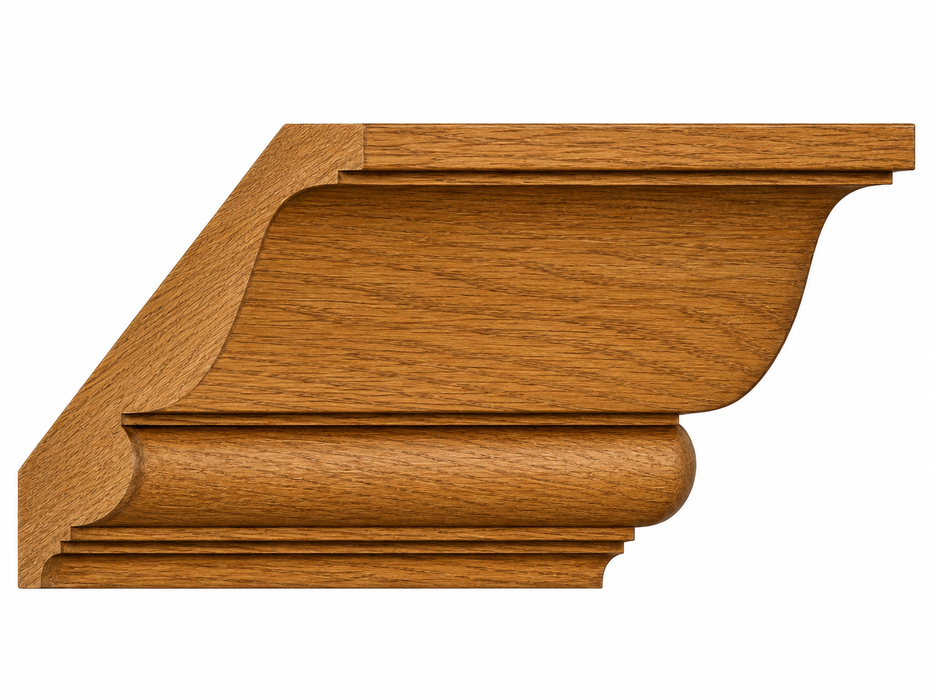 Traditional Crown, 4 3/4"w x 3/4"d Crown Mouldings White River Hardwoods Red Oak