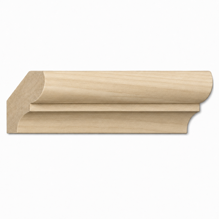 Traditional Crown, 1 3/4"w x 11/16"d Crown Mouldings White River Hardwoods Poplar