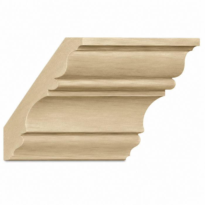 Traditional Crown, 6 1/4"w x 13/16"d Crown Mouldings White River Hardwoods Poplar