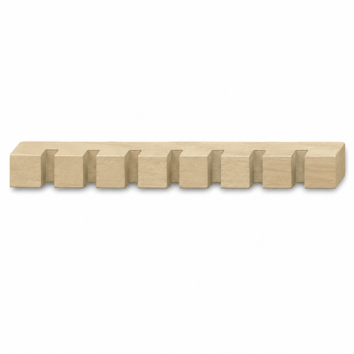 Dentil, 1/2''w x 1/2''d Cove Mouldings White River Hardwoods Poplar
