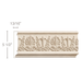 Scrolled Palmette (Repeats 5 MT=13/16), 5 1/2''w x 13/16''d Friezes White River Hardwoods Poplar