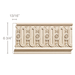 Fluting with Bellflowers (Repeats 2 3/8, MT=13/16), 6 3/4''w x 13/16'd Friezes White River Hardwoods Poplar