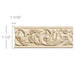 Rinceau Scrolls (Repeats 18 3/4), 7 1/2 x 1 1/16, MT = 7/8 Friezes White River Hardwoods Poplar