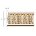 Acanthus Leaf and Tongue (Repeats 2 5/8 MT=1), 6 3/4''w x 13/16''d Friezes White River Hardwoods Poplar