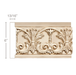 Large Acanthus Leaf & Scrolled Bellflowers, 1 1/16"w X 6"d Friezes White River Hardwoods Poplar