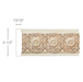 MEDIUM MEDALLIONS, 1"W X 4 1/2"D Friezes White River Hardwoods Poplar