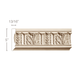 Acanthus Leaf & Tongue (Repeats 6 5/8), 5"w x 13/16"d, MT = 1 Friezes White River Hardwoods Resin