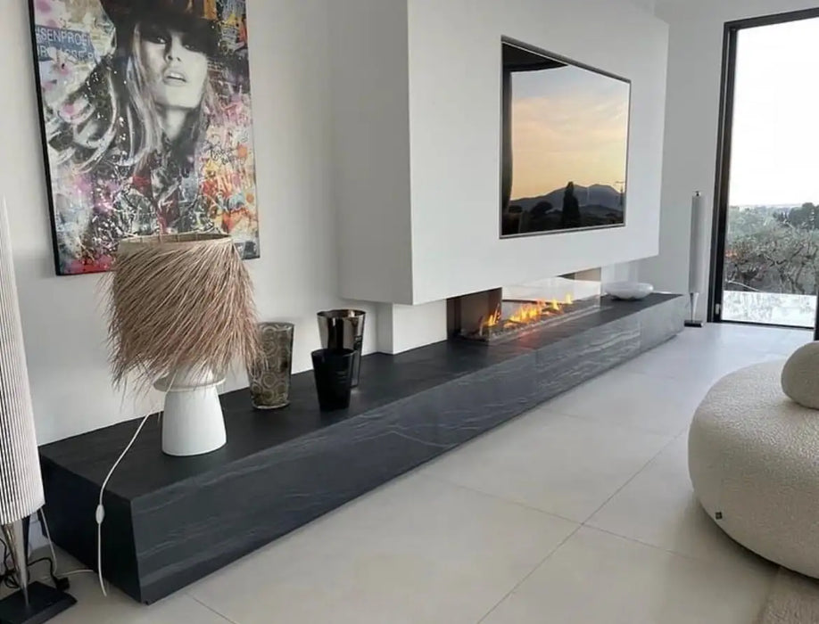 Galaxy Black - Flexible Mica Stone Veneer - Opaque Stone Veneer White River Hardwoods