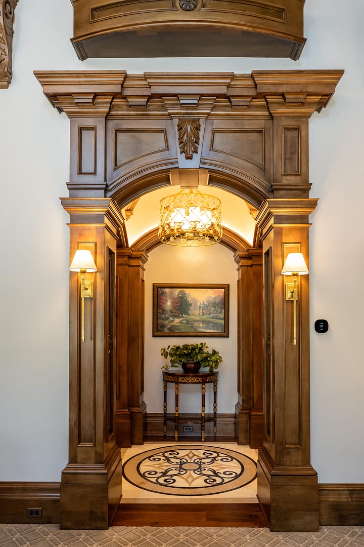 Tambour panels and architectural detail — White River Hardwoods