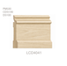 LCD - PM500, CDS1x6, DS100, 7 3/4"h x 1 1/4"d LCD Base Mouldings White River Hardwoods Poplar