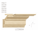 LCD - PM577, DS1X6, CR881, DS1X4, PM530, DS1X6, 9"h x 9"d LCD Crown Mouldings White River Hardwoods Poplar