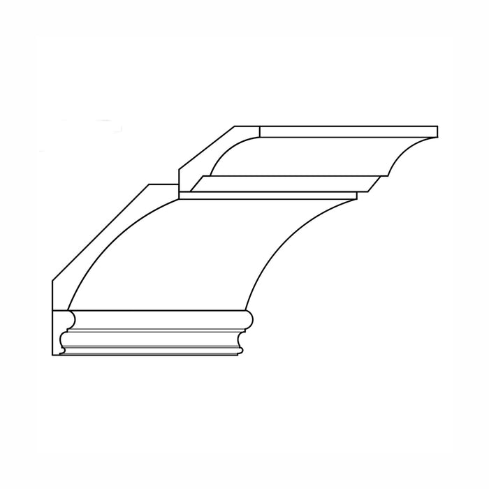 LCD - CO687, CO673, PM604, 7 5/8"h x 7"d LCD Crown Mouldings White River Hardwoods