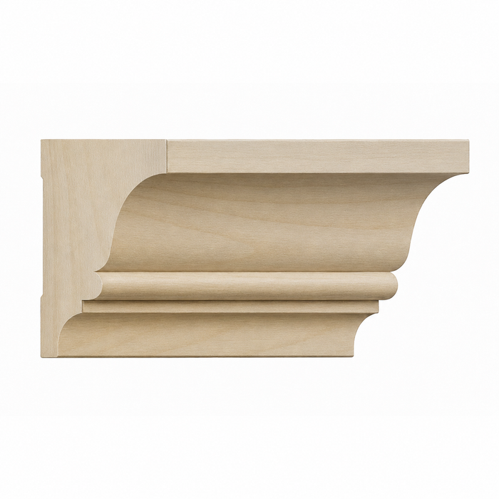 Pediment, 3"w x 1 3/4"d Casings, Headers & Caps White River Hardwoods Poplar