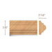 Panel Mould, 7/16" X 7/8", Sold Per Linear Foot Panel Moulding White River Hardwoods 7/16" X 7/8" Beech
