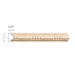 Small Bead and Barrel (Repeats 2 3/8), 1''w x 5/8''d Panel Mouldings White River Hardwoods Poplar
