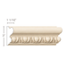 Egg & Dart, 3"w x 1 1/16"d Panel Mouldings White River Hardwoods Poplar