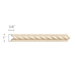 Small Rope (Repeats 3/4), 1''w x 5/8''d Panel Mouldings White River Hardwoods Poplar