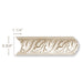 Medium Acanthus with Pearls Mon Reale, Poplar Repeat 4-1/2", 1-1/4" X 3-3/4" Panel Mouldings White River Hardwoods