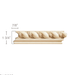Medium Rope with Pearls, 1 3/4''w x 7/8''d Panel Mouldings White River Hardwoods Poplar