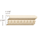 Lamb's Tongue & Bead, 2 3/4"w x 1 1/16"d Panel Mouldings White River Hardwoods Poplar